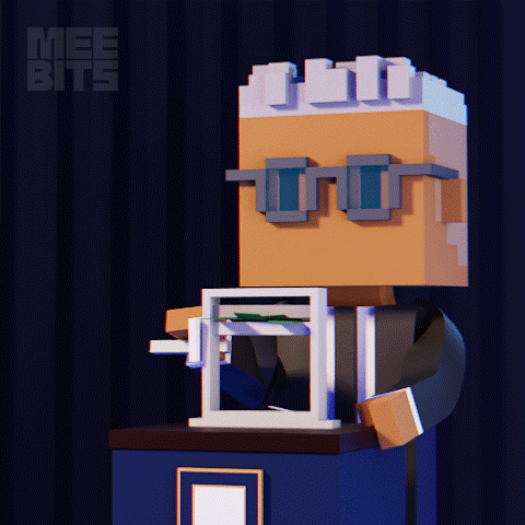 Crypto Powell GIF by Meebits