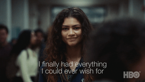Smirk Love GIF by euphoria - Find & Share on GIPHY