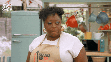 Awkward Embarassing GIF by The Great British Bake Off