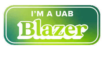 Blazer Uab Sticker by The University of Alabama at Birmingham