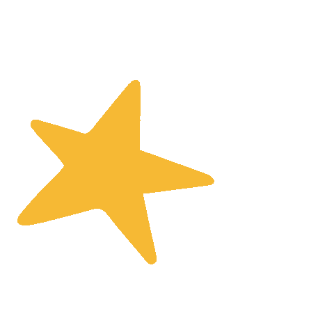 Star Sparkling Sticker by ROOTSNFOODS