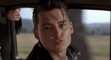 Johnny Depp Kiss GIF