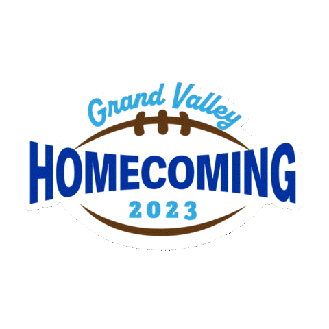 Football Sticker by Grand Valley State University