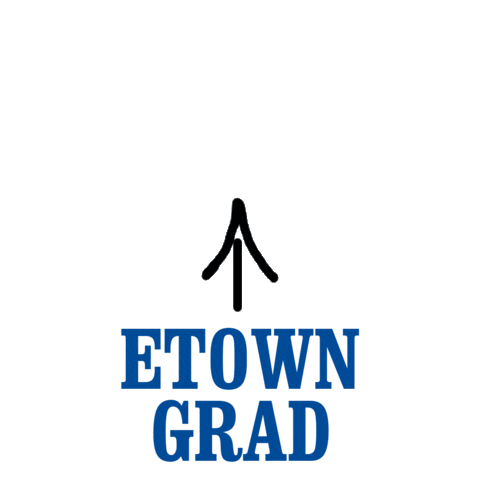 Etown Sticker by Elizabethtown College