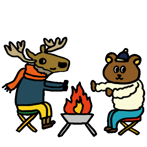 Camping Sticker
