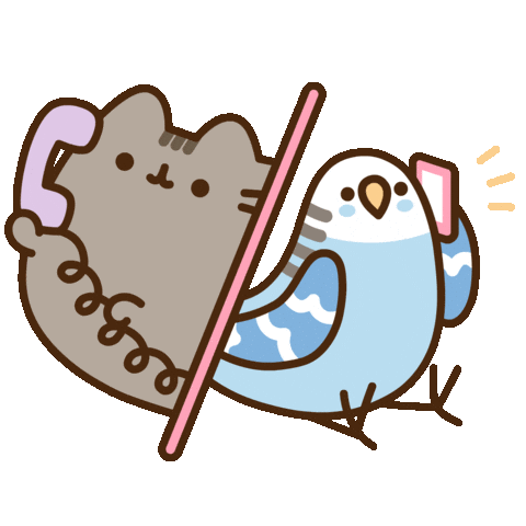 Happy Phone Call Sticker by Pusheen