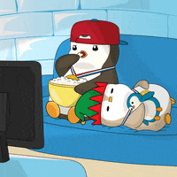 New Season Popcorn GIF by Pudgy Penguins