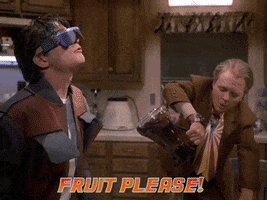 Fruit Please GIF by Back to the Future Trilogy