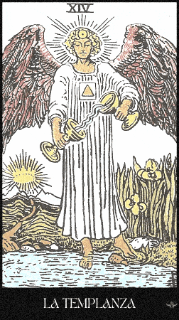 Tarot Card Temperance GIF by Luna y el Tarot