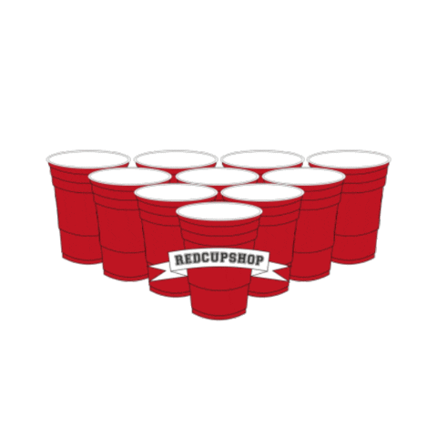 Beer Pong Red Cup Sticker by RedCupShop®