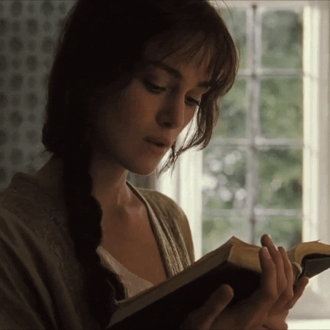 Pride And Prejudice Book GIF by Focus Features