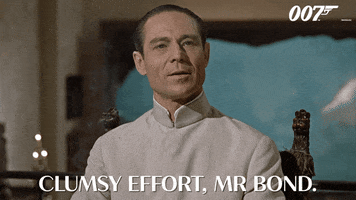 Disappointed Dr No GIF by James Bond 007