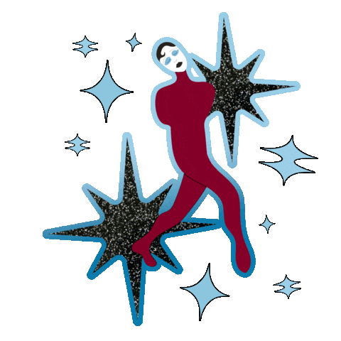 Harley Quinn Sparkle Sticker by Mindflowers