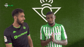 Real Betis Hand Shake GIF by Real Betis Balompié