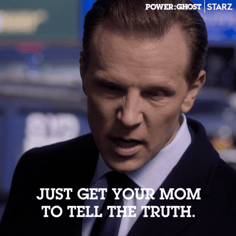 Tell The Truth Starz GIF by Power Book II: Ghost