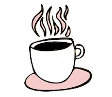Hot Coffee Steam Sticker by Ferris Coffee