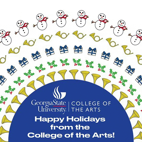 Georgia State University Holiday GIF