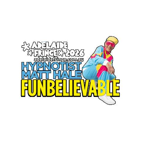 Fringe Festival Fun Sticker by Matt Hale Hypnotist
