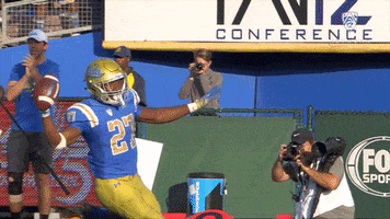 Ucla Football Running GIF by Pac-12 Network