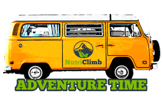 Vw Bus Adventure Sticker by NutriClimb
