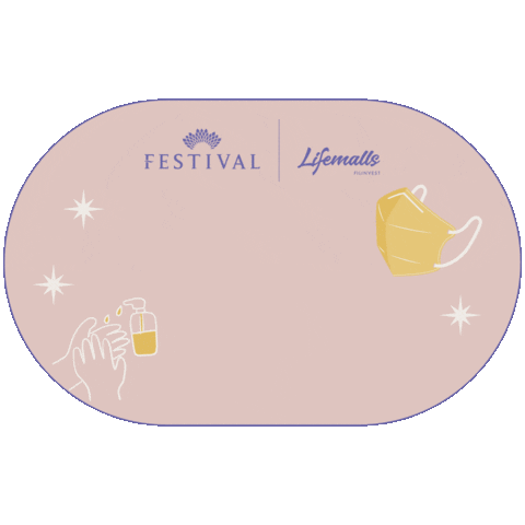 Stay Safe Take Care Sticker by Festival Mall