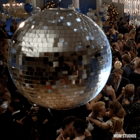 New Years Eve Disco GIF by MGM Studios