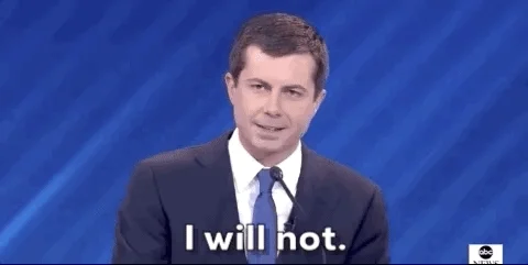 I Will Not Democratic Debate GIF by GIPHY News