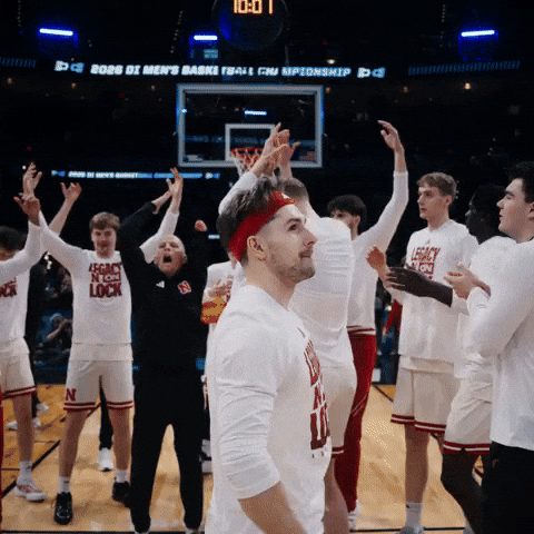 March Madness Basketball GIF by Huskers
