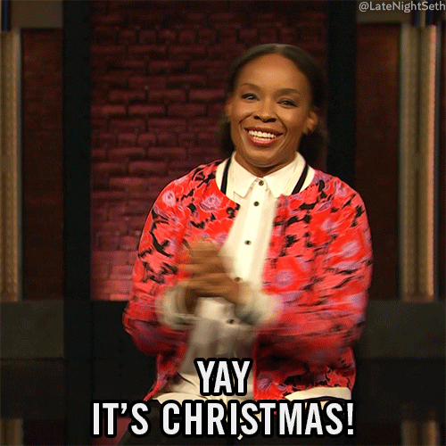 Merry Christmas Lol GIF by Late Night with Seth Meyers