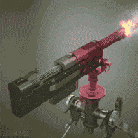 machine gun animated gif