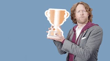 Gold Medal Good Job GIF by StickerGiant