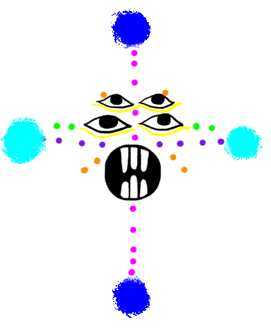 Eyes Monster Sticker