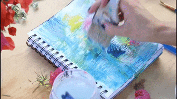 Artstudiosbcot drawing painting texture sketchbook GIF