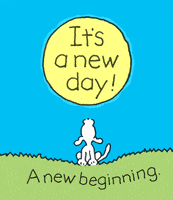 New Beginning Sunday GIF by Chippy the Dog