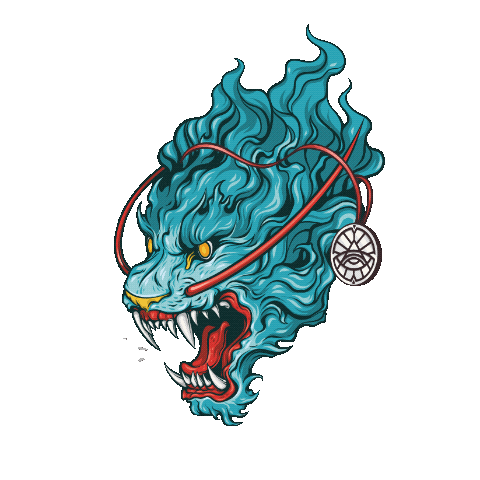 Alpha Hookah Sticker by Anton Studnev
