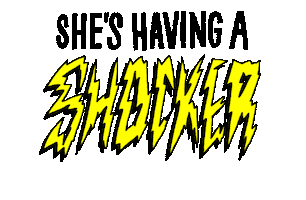 Shocker Sticker by Bridget M
