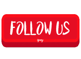 Follow Us Yum Yum Sticker by iGuey Snacks
