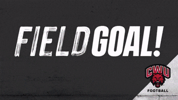 Field Goal Wildcats GIF by CWU Athletics