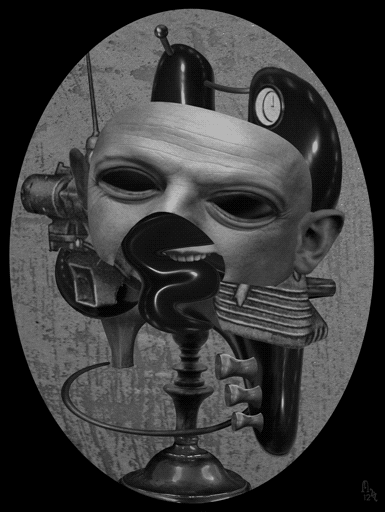 art mask GIF by Colin Raff
