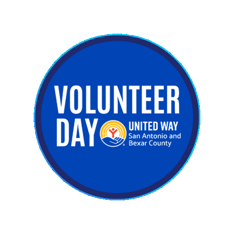 Serving San Antonio Sticker by United Way of San Antonio and Bexar County