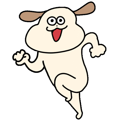 Happy Dog Sticker