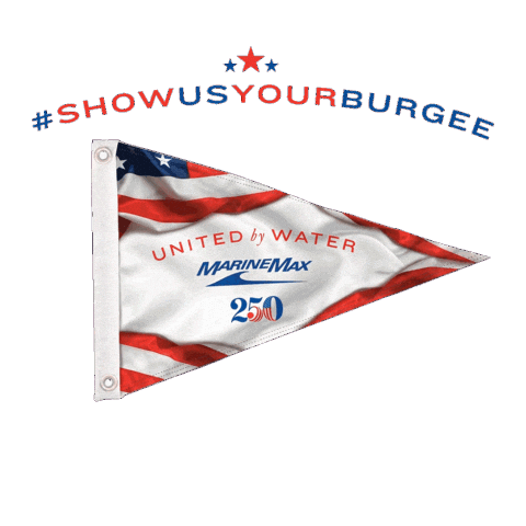 Showusyourburgee Sticker by MarineMax