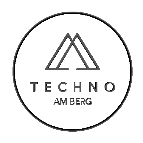 Techno am Berg Sticker
