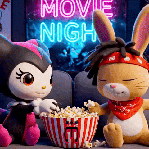 Bunny Popcorn GIF