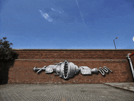 street art loop GIF by A. L. Crego