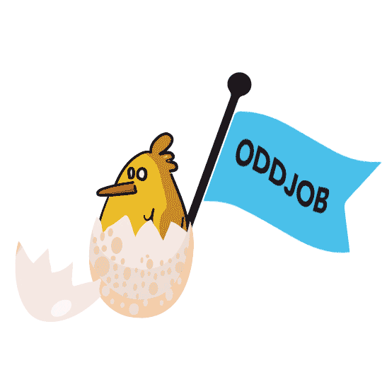 ODDJOB Sticker