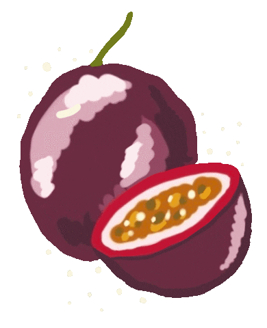 Fruit Passionfruit Sticker