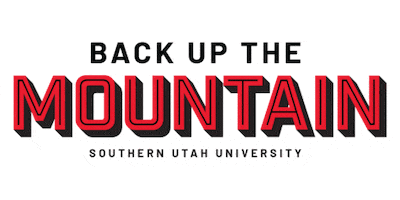 College Mountain Sticker by Southern Utah University