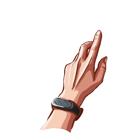 Hand Pointer Sticker