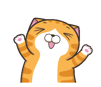 happy cat animated gif